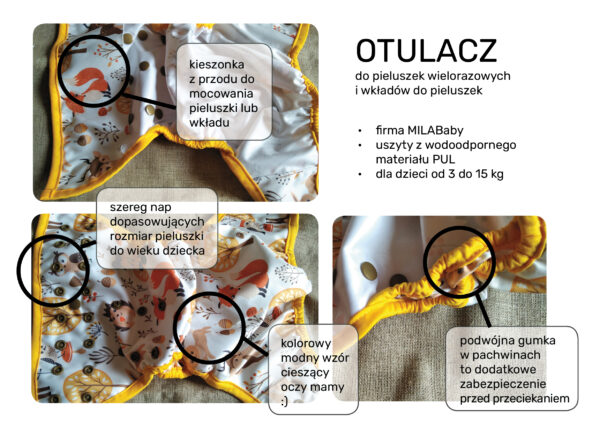 zestaw eko bobas dl aeko rodziców, otulacz do pieluszek wielorazowych , tetrowych instrukcja, zalety